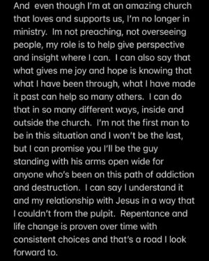 Carl Lentz Instagram - For an update on Laura and I, swipe…