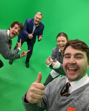 Carl Mullan Instagram - 3 years that felt like it lasted about 3 days 😂 I said all the important stuff on the show this morning, and I think from the tears you’ll know how much I meant every word of it 😂❤️ A gem of a human being and we cannot wait to see what’s next for ya @doireanngarrihy ❤️ 
@donnchaocallaghan 
@rte2fm