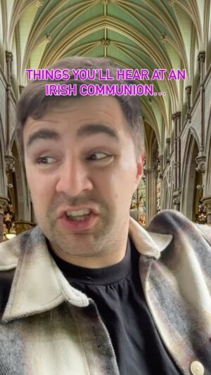 Carl Mullan Instagram - What did I miss? 😂
.
🔉 Sound on and make sure to tag/share with anyone you think might enjoy…especially anyone in the height of communion stress right now 😂
.
.
.
.
.
#ireland #communion #comedy #viral