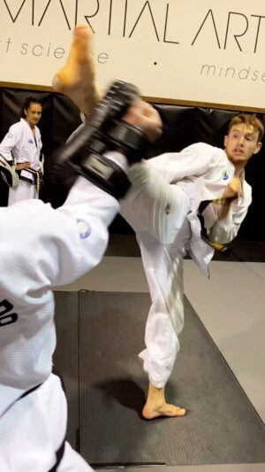 Carl Van Roon Instagram - A lot of energy on display from the Ginger Rage 😤 @_jacob_fleming_ 😳 #gingerpower #gingerrage #leaderofthegingers #vanroonmartialarts #toomuchenergy #youngenergy #taekwondo #kickboxing #karate #mma