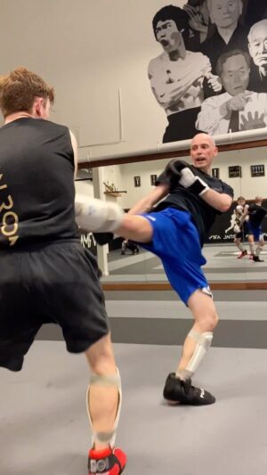 Carl Van Roon Instagram - @alexmccoll412 the veteran showing the young ones a thing or two… #vanroonmartialarts #taekwondo #karate #kickboxing #mma