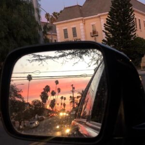 Carla Azar Instagram - sunset rn in my hood //\\
