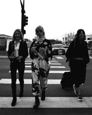 Carla Azar Instagram - A month ago I was luckily enough to play drums w @kimletgordon (hero) for a few shows on her tour. ⁣
I was filling in for her drummer @madivogt who accidentally got teleported to another dimension for 5 days. 👽⁣
⁣
it was a last minute/one-day notice scenario. ⁣
Incredible band: @_sarah_register & @camillabasskilla ⁣
⁣
I've never done speed learning a set before. ⁣
very humbling experience. ⁣
analog photo by: @camillabasskilla ⁣
⁣
#kimgordon⁣
⁣
⁣