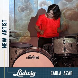 Carla Azar Instagram - Ludwig drums have been the drums I’ve used on pretty much every recording I’ve played on therefore —-> i’m very happy to be a part of the @ludwigdrumshq solar system. ⁣#autolux 
👽🥁⁣
⁣
@istanbulagop 
@promarksticks 
⁣ ⁣
REPOST from ⁣@ludwigdrumshq ⁣
⁣
⚡️ Welcome to the Ludwig Family, Carla Azar ⚡️ ⁣
⁣
We're thrilled to announce that @carla_carla_carla, the Los Angeles based drummer known for her work with Autolux, has joined the Ludwig roster. ⁣
⁣
#LudwigDrums #CarlaAzar #Autolux #DrummingLegends #LudwigArtist #LudwigFamily⁣