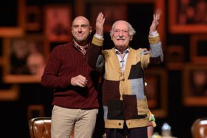 Carla Matadinho Instagram - Começámos a trabalhar com o RUY em 2020, primeiro com A RATOEIRA e agora com a peça RUY, História devida, porque o Rei do Teatro Português com 97 anos vive a sua vida para o Teatro, para o Público e na partilha constante das suas histórias. 
Com 97 anos continua no activo como actor, e está a fazer duas peças de teatro com a YELLOW STAR COMPANY.
Parabéns RUY, que bom partilhar consigo o prazer de fazer teatro de norte a sul e ilhas. 
Que felicidade senti ontem por estar tão feliz, pela comemoração de mais um ano de vida e por estarmos a partilhar tudo com isto com o nosso público, com os nossos espectadores.
Foi uma noite memorável!
Viva o teatro! Viva a todo o público que tem vindo assistir aos nossos espectáculos e que esteve connosco ontem na Figueira da Foz. 
Fazemos TUDO para cada um de vocês!

Obrigada por estar connosco há um ano
@ermelindawines 

Obrigada pelo magnífico bolo @padariapastelariadionisio 

Obrigada @caefigueiradafoz @figueira.dafoz 

Obrigada equipa por estarmos sempre juntos nas minhas loucuras e desafios! 
@yellowstarcompany 

Figueira da Foz, 1 de março de 2024
Peça RUY, história devida
Texto Paulo Coelho
Encenação Paulo Sousa Costa
Com @carvalhoruyde e @luis_pacheco_oficial

Fotos @josecorreia75