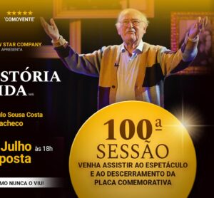 Carla Matadinho Instagram - Ruy de Carvalho
100 sessões aos 97 anos!

“Ruy, a história devida”, o espetáculo que marca a homenagem ao Rei do Teatro Português, onde Ruy de Carvalho conta histórias inéditas da sua longa e brilhante carreira, irá fazer a sua Centésima sessão! Um feito inédito, principalmente porque Ruy de Carvalho, aos 97 anos de idade, continua a pisar as tábuas, com a mesma alegria e entusiasmo como quando se estreou, aos 8 anos de idade.
“Ruy, a história devida”, depois de ter estado em quase 40 cidades, estará em cena no Centro Cultural Malaposta, a partir de dia 6 de Julho, precisamente no dia em que irá ser comemorada a sessão número 100, e onde fará a sua estreia neste palco!

Centro Cultural Malaposta
Dias 6, 7, 13, 14, 20 e 21 de julho às 18h00 

FICHA ARTÍSTICA
Elenco: Ruy de Carvalho e Luís Pacheco
Encenação: Paulo Sousa Costa
Texto: Paulo Coelho
Cenografia e Figurinos: Anne Carestiato e Fernanda Dias
Directora Geral Carla Matadinho
Produção Ricardo Dias

Compre já o seu bilhete e faça parte da linda história do teatro português.