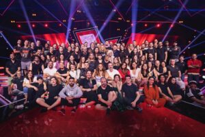Carlão Instagram - Sim, esta é a família do The Voice:) ❤️😜