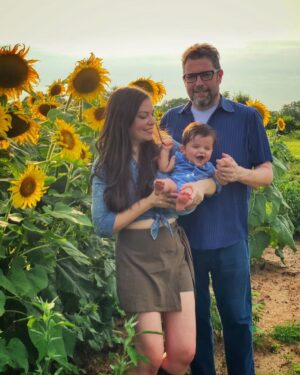 Carlee Baker Instagram - Spent some time in the sunflower field at @greggfarmpeaches this weekend - it was magical! 🌻🌻🌻