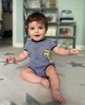 Carlee Baker Instagram - Happy National Sons Day to our happy, sensational son, Beckett! No matter how many hours of sleep we lose every night, he puts a big smile on our groggy faces every morning. Love you, Little Buddy Man!