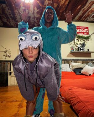 Carlito Olivero Instagram - There was a monster in my closet 💜💙