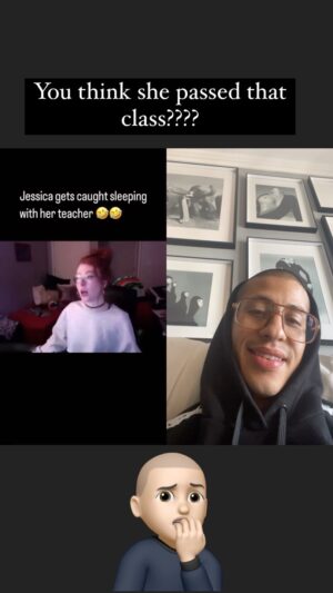 Carlito Olivero Instagram - Caught her mid verse 😂😂