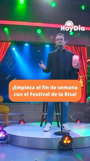 Carlos Calderon Instagram - Terminamos la semana en #HoyDía con dolor de estómago… ¡pero por reír tanto en el #FestivalDeLaRisa! 🤣🤣🤣