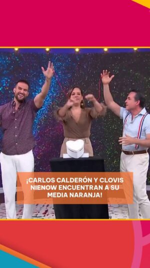 Carlos Calderon Instagram - POV: En tu trabajo encuentras a tu alma gemela 🙊😅 En #HoyDía tuvimos a la ilusionista @daniadiaz1 y tuvo una dinámica muy divertida con @clovisnienow y @carlitoscalderon 🤣 ¡Etiqueta a esa parejita que también se conocieron en el trabajo! ✨
