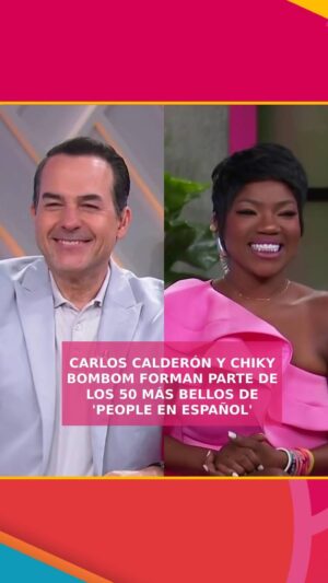 Carlos Calderon Instagram - ¡Estamos de manteles largos en #HoyDía! 🤩✨#CarlosCalderón, #ChikyBombom y #ClovisNienow fueron elegidos entre los 50 más bellos en la revista 'People en Español' ❤️ ¡Felicidades! 👏🏼