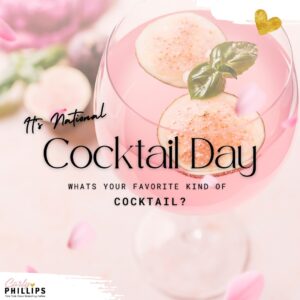 Carly Phillips Instagram - 𝐓𝐨𝐝𝐚𝐲 𝐢𝐬 𝐍𝐚𝐭𝐢𝐨𝐧𝐚𝐥 𝐂𝐨𝐜𝐤𝐭𝐚𝐢𝐥 𝐃𝐚𝐲! 🍹🍸🍷

To celebrate, I want to know 𝙬𝙝𝙖𝙩'𝙨 𝙮𝙤𝙪𝙧 𝙛𝙖𝙫𝙤𝙧𝙞𝙩𝙚 𝙠𝙞𝙣𝙙 𝙤𝙛 𝙘𝙤𝙘𝙠𝙩𝙖𝙞𝙡 𝙤𝙧 𝙢𝙤𝙘𝙠𝙩𝙖𝙞𝙡? Let me know in the comments below 👇

#carlyphillips #romance #romancebooks #romancereaders #romancerecs #bookish #bookworm #booklover #bookaddict #bookstagram