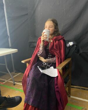 Carmel Laniado Instagram - The Witcher is finally out!!⚔️💜 Feel so so grateful to have been a part of such a beautiful project and cannot wait to watch this season!!!