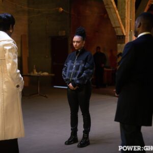 Caroline Chikezie Instagram - Why’s Noma giving Cane bombastic side eye? 👀👀👀
Find out Friday at Midnight EST on the STARZ App 
 
#powerghost 
@GhostStarz