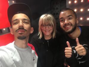 Caroline Diament Instagram - Voilà avec les très talentueux @bigfloetoli et nous avons bien ri !!! #lesgrossestetes
