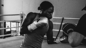 Caroline Dubois Instagram - Making daily deposits, because rent is always due 🏦

@adidas @adidasboxing