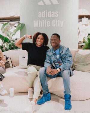 Caroline Dubois Instagram - The fans are who make my dreams possible 💜💜
Had a great time at my adidas meet and greet in white city, thank you to everyone who turned up 

And to everyone who is stepping on my train for this journey, it’s gonna be a good one 😉🔥

@adidas #meetandgreet @adidaslondon #adidaswhitecity