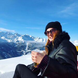 Caroline Hjelt Instagram - Not complaining🍺❄️