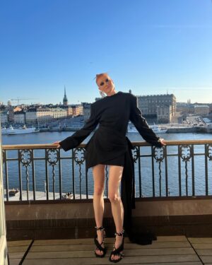 Caroline Hjelt Instagram - Sometimes I dress up🖤