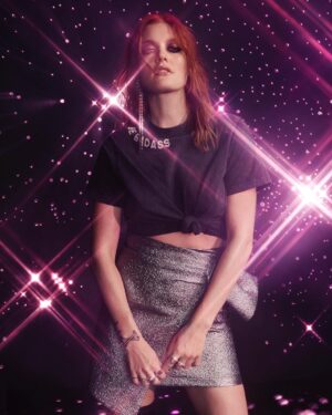 Caroline Hjelt Instagram - Our @ginatricot collection is finally out in stores. So proud and excited! ❤️ #iconapopxginatricot