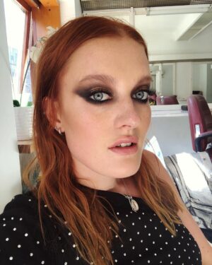 Caroline Hjelt Instagram - When @colbymakeup gives u a Smokey eye 🖤