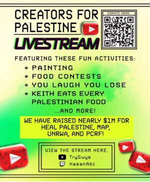 Caroline Kwan Instagram - Catch us all at our Creators for Palestine livestream tomorrow, 1-5 PM PST! You can watch us live on @hasandpiker on twitch, and @tryguys on YouTube. 🇵🇸♥️ Help us get to $1M for Palestinian emergency relief.

@tryguys @smosh @tyleroakley @hasandpiker @jarvis @eddyburback @sarahschauer @nicolerafiee @tednivison @luvu2golka @tkalovell @wwabisabi @stanzipotenza @illymation_ @ashley_ippolito @denimstv @alluringskull @fr0gan @caprisunnpapi @jaubreyyt @hassankhadair @zaydante @abelinasabrina @frederic.chen @ashurgharavi @amanda.todhunter @therosemontoya @milesbon 

Graphics by @jazmynflowers @wimbyjilson