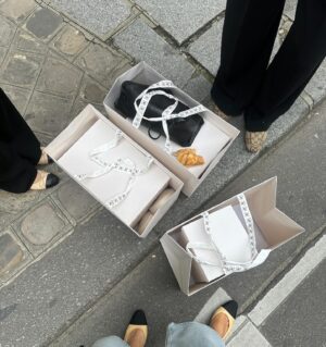 Caroline Wilde Instagram - Eating croissants, drinking champagne and window shopping 🥂🥐