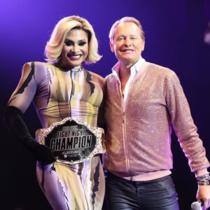 Carson Kressley Instagram - Condragulations to @nayshalopez - @dragqueenfightnight CHAMPION ! And thanks to all our amazing queens who put on a legendary show last night at @windcreekeventcenter : @bhytes @silkyganache @amandatorimeating @thecrystalenvy @opheliabawdy @freedakulo and @jolinajasmine !!! And most of all thanks to our amazing crowd who came out for round 2.  See you next year !  Photo by @thetradephotographyllc