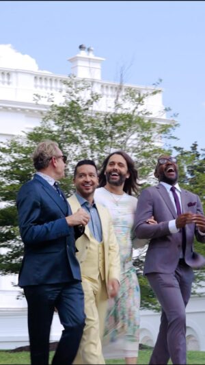 Carson Kressley Instagram - The cast of @QueerEye joined me at the White House to discuss the hard-fought progress the LGBTQI  community has made in the past 20 years.

Thank you for a meaningful conversation, for giving my office your stamp of approval, and for being fabulous.