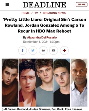 Carson Rowland Instagram - secret’s out