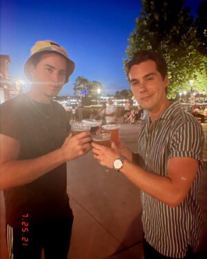 Carson Rowland Instagram - couple of bros being dudes