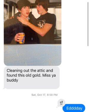 Carter Jenkins Instagram - I lost a friend today and the world lost one great fucking dude. Eddie had just sent me this photo the other day. We reminisced about the good old days shooting Surface. He said we didn’t know how good we had it. I argued that we knew. We were living the dream. Edddday, my boy, I love you forever. This just fucking sucks man. If you knew Eddie or liked his work, please share a message or a memory here.