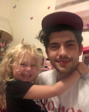 Carter Jenkins Instagram - Happy 5th Birthday to my sweet Emma! You are my favorite part of life. Love, Uncle Coco 🎸 🐀 🦎 🧸