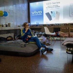 Cary Joji Fukunaga Instagram - Hundreds of people still live in the Heroes of Dnipro metro station in the Obolon district of Kyiv, many of them children. Despite Russia’s retreat, most fear Russian reprisal attacks, and air raid sirens still sound throughout the night. Galyna runs this station. She hasn't been home since the war began as there is still too much to do. The first days saw up to 2800 people crowding into the cold-war era shelter, replete with an underground cafe and pharmacy, and in case of a nuclear attack, 40cm thick iron blast doors that still shut at curfew. Volunteers from @wckitchen deliver meals and fresh fruit daily, where we met Dima who shared with us his dream of leading a boy-band (note @btsbighitofficial pin) one day. Also pictured are local volunteers entertaining the children and handing out toys. One side of the station had set up a cinema for the kids, and on our last visit I was surprised to see the movie of the night was… #notimetodie :)