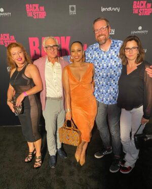 Caryn Ward Instagram - 🌟 Couldn't let #NationalCinemaDay slip away without sharing some highlights from the BACK ON THE STRIP special screening at the iconic Chinese Theater in Hollywood, CA! 🎥🍿

Hats off to the exceptional cast! 🎬 @spencemooreii did his thang! Tiffany Haddish, Wesley Snipes, Gary Owen, Bill Bellamy—Everyone was hilarious! LOVED every moment on screen with my #1 @faizonlove 💕. Massive shoutout to the mastermind Writer/Director @therealchrisspencer, wordsmith maestro @ericdscreenwriter1 and the visionary producers who weave dreams into reality: @vspencerbx22, Missy Valdez, Kip Konwiser, Josh Russell (pictured with Antonia Bogdanovich), and last but certainty not least, Geno Taylor @gvnreleasing ✨

Shoutout to my very talented girl @mercglow for being my my date for the night! And the joy of reuniting with my girl  @eliseneal ! 

➡️Swipe to unveil some backstage shenanigans ... Anyone recall that  #final scene in the movie? We cut a rug ! 💃🏽🕺😂Relished every moment embodying the role of EVE, the Church's First Lady 🙏🏽 alongside my movie-hubby  @ohsnapjbsmoove -Let the church say Amen! 🙌🏽

Endless gratitude to my tribe, near and far, for filling those theater seats and bolstering our INDIE film! Your support means the 🌎 to this freckle-faced gal. 😘🌟🧡 #MainCharacterEnergy #carynwardrossenergy  #comedy @main_character_energy_u #scenesanddreams

Cover 📸: @verbalslick