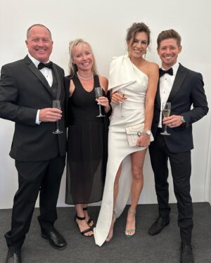 Casey Stoner Instagram - The black tie evening at Goodwood is always a great way to make new and catch up with old friends. @fosgoodwood @adri_stoner @chillard3
