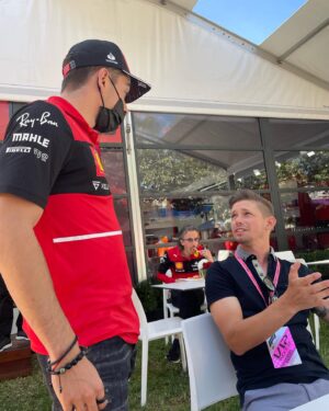 Casey Stoner Instagram - So good having Motorsport back in Aus! Congratulations @charles_leclerc and @scuderiaferrari @f1