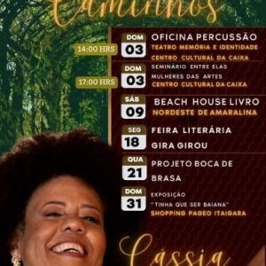 Cássia Valle Instagram - Salvei as águas! E o poder da infinitude de possibilidades  chamado Mulher. E especificamente Mulher Preta cidadã do mundo. Sigamos na perpetuação da construção de caminhos .
#pretasempoderadas 
#mulherpretas
#marcomesdasmulheres