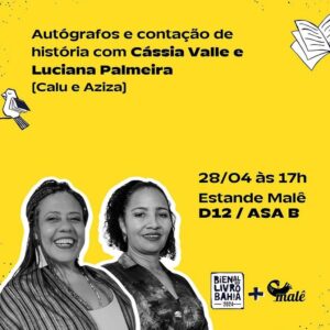 Cássia Valle Instagram - Nos encontre na @bienaldolivrobahia!
