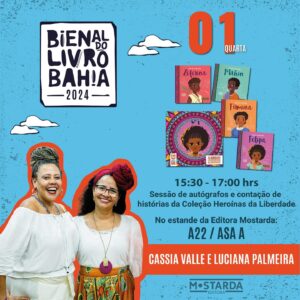 Cássia Valle Instagram - Nos encontre na @bienaldolivrobahia!