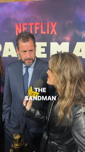 Cassie DiLaura Instagram - just when we couldn’t love @adamsandler anymore… guys he drives himself to his movie premieres with his familyyyyyy 🥹 i’ve only ever seen one other person do that (chris stapleton) and I just think it’s so down to earth. I don’t even want to drive to these premieres and I’m just media 😂 did he meter park in hollywood? does he use waze? maps? what’s on the playlist? I have follow up questions 😂😂😂 tune into @entertainmenttonight tonight though to hear #thesandman talk about more important things like the upcoming 50th anniversary of @nbcsnl 👍📺 

#hollywood #spaceman #adamsandler #sandler #netflix #newmovies #film #celebrity #redcarpet #interview #entertainmenttonight