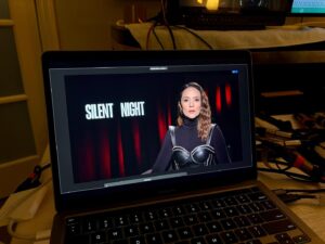 Catalina Sandino Moreno Instagram - Fun first press day 🕊️🙏🏼
@lionsgate 
#SilentNightMovie
