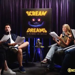 Catherine Corcoran Instagram - Thank you to everyone who tuned in live, liked, subscribed and shared the very first episode of @screamdreamspod, yesterday. We were truly blown away by everyone’s support and enthusiasm. The most important part of storytelling is the community that it creates, and you all have proven time and again that ours truly is the best around. 
Scream Dreams is available on @youtube and all major podcast platforms now. Remember to leave the light on. 💡✨😱