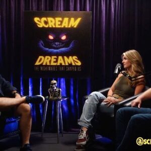 Catherine Corcoran Instagram - Thank you to everyone who tuned in live, liked, subscribed and shared the very first episode of @screamdreamspod, yesterday. We were truly blown away by everyone’s support and enthusiasm. The most important part of storytelling is the community that it creates, and you all have proven time and again that ours truly is the best around. 
Scream Dreams is available on @youtube and all major podcast platforms now. Remember to leave the light on. 💡✨😱