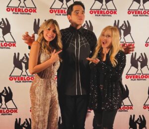 Catherine Corcoran Instagram - @overlookfilmfest has a new camper for life! Thank you to @landonjz @michaellerman @dsfreiberg and everyone who helped support @barbaracrampton and I for our very first live-taping of @screamdreamspod with @dastmalchian ! We had an absolute blast and can’t wait to share the recording with you all! 😱😈🕷️✨ Ps. love to @deadmeatjames who was missed!