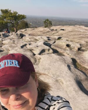 Catherine Curtin Instagram - I love the top of #stone mountain!  Great stuff, #GA.  Thanks, y’all!!!!! Twice walking up….twice walking down….yes….
