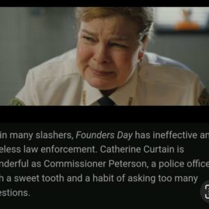 Catherine Curtin Instagram - Just way too fun….FOUNDERS DAY!! It’s streaming!!! #horroraddict #horrormovies #horrorcomedy #foudersday #foundersdayfilm #carsonbloomquist #erikbloomquist @creepy.catalogue